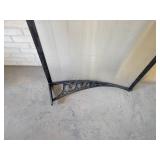 (2) Poly Door Canopies - (1) New in Box, other is Assembled but never used - NO SHIPPING