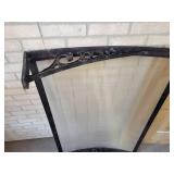 (2) Poly Door Canopies - (1) New in Box, other is Assembled but never used - NO SHIPPING