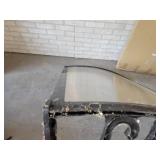 (2) Poly Door Canopies - (1) New in Box, other is Assembled but never used - NO SHIPPING