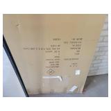 (2) Poly Door Canopies - (1) New in Box, other is Assembled but never used - NO SHIPPING