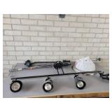 Rolling IV Cart (Disassembled) and (2) Lights - NO SHIPPING
