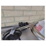 Rolling IV Cart (Disassembled) and (2) Lights - NO SHIPPING