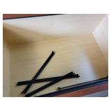 (2) Wood Lateral Rolling File Cabinets with Soft Close Drawers - Approx. 30" x 22" x 29" Tall Each - NO SHIPPING