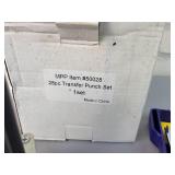 New 28-Piece Transfer Punch Set, Needle File Set, IRWIN Drill Bit Set and 12-Piece Hollow Punch Set