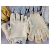 (17) Pair of Work gloves - Most seem to be Size Large