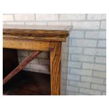 Beautiful Wood Wine Cabinet with Carved Claw Feet - Approx. 32" x 17" x 56" Tall - NO SHIPPING