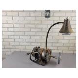 Single 6" Bench Grinder with Light - Tested and Works - NO SHIPPING