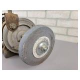 Single 6" Bench Grinder with Light - Tested and Works - NO SHIPPING