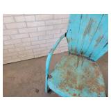 Vintage Metal Patio Chair - NO SHIPPING