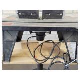 RYOBI Router Table on Custom stand with Black & Decker 1hp Router - Tested and works - NO SHIPPING
