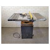 Rockwell 10" Table Saw on Stand - Model 34-345 - Tested and works - NO SHIPPING