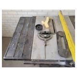 Rockwell 10" Table Saw on Stand - Model 34-345 - Tested and works - NO SHIPPING