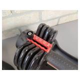 Pair of Adjustable Dumbbells - From 5# to 25# Each - Cast Iron Weights - NO SHIPPING