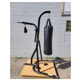 Everlast Dual Training Station Model No. 4813BDTC with Everlast Punching Bag and Speed Bag - NO SHIPPING