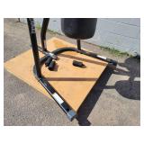 Everlast Dual Training Station Model No. 4813BDTC with Everlast Punching Bag and Speed Bag - NO SHIPPING