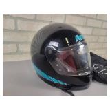 Vector Youth Size Medium Helmet with Face Shield - Good Condition