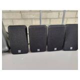 BOSTON Home Theater Speaker System with Subwoofer, Center Speaker, (4) Surround Speakers and (2) Speaker Stands - NO SHIPPING