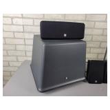 BOSTON Home Theater Speaker System with Subwoofer, Center Speaker, (4) Surround Speakers and (2) Speaker Stands - NO SHIPPING