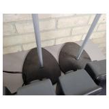 BOSTON Home Theater Speaker System with Subwoofer, Center Speaker, (4) Surround Speakers and (2) Speaker Stands - NO SHIPPING