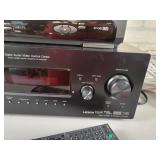 SONY STR-DG720 Audio Receiver, Cables and SAMTRON Model SV-C40 4-Head VCR