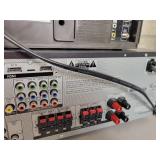 SONY STR-DG720 Audio Receiver, Cables and SAMTRON Model SV-C40 4-Head VCR