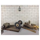 CRAFTSMAN 8" Bench Grinder (Works) and CRAFTSMAN Miter Box & Saw - NO SHIPPING