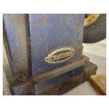 CRAFTSMAN 8" Bench Grinder (Works) and CRAFTSMAN Miter Box & Saw - NO SHIPPING