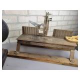 CRAFTSMAN 8" Bench Grinder (Works) and CRAFTSMAN Miter Box & Saw - NO SHIPPING