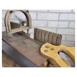 CRAFTSMAN 8" Bench Grinder (Works) and CRAFTSMAN Miter Box & Saw - NO SHIPPING