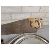 Warranted Superior Hand Saw, Light, Wrenches and Hubcap - NO SHIPPING