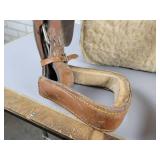 Leather 15" Horse Saddle - NO SHIPPING