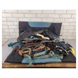 Large Lot of Horse Harnesses, Bits, Saddle Pad and More - NO SHIPPING