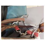 Large Lot of Horse Harnesses, Bits, Saddle Pad and More - NO SHIPPING
