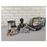 TV/Satellite Tool Kit, Drill Bit Sharpener and Staplers