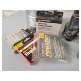 TV/Satellite Tool Kit, Drill Bit Sharpener and Staplers