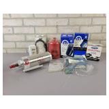 New BIMBA Pneumatic Cylinder Part No. 704-D and Assorted Filters