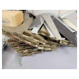 Large Lot of Shelf Brackets and 1500W Ceramic Heater (Works) - NO SHIPPING