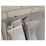 Large Lot of Shelf Brackets and 1500W Ceramic Heater (Works) - NO SHIPPING