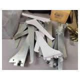 Large Lot of Shelf Brackets and 1500W Ceramic Heater (Works) - NO SHIPPING
