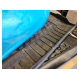 (4) Plastic 10 Gallon Totes with Lids, Metal Frame and Cargo Area Rubber Pad - NO SHIPPING