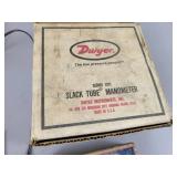 Vintage "Beede Electrical" DC Voltmeter with wood Case, Tin Champion Spark Plug Case, 110V Strobe Light (works) and More