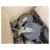 Lot of Caster Wheels, Tool Tray and HYDROMOUSSE Liquid Lawn Kit - NO SHIPPING