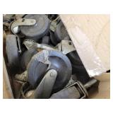 Lot of Caster Wheels, Tool Tray and HYDROMOUSSE Liquid Lawn Kit - NO SHIPPING