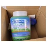 Lot of Caster Wheels, Tool Tray and HYDROMOUSSE Liquid Lawn Kit - NO SHIPPING