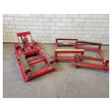 LARIN Model No. LATV-J 1500# Motorcycle/ATV Jack and (2) Dollies - NO SHIPPING