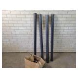 (4) Steel Floor Support Posts - NO SHIPPING