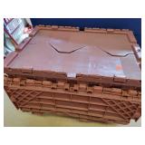 Lot of Assorted Storage Totes and Covers - NO SHIPPING