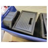 Lot of Assorted Storage Totes and Covers - NO SHIPPING