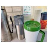 Assorted Coffee Thermoses, Mr. Coffee Iced Tea Machine and More