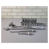 Snap On 1/2" Drive Sockets and Socket Wrenches